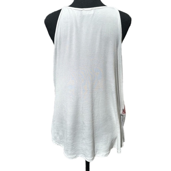 Full Of Sparkle Front Knot Halter Top- Ivory, Pink, &‎ Gray - Picture 3 of 7